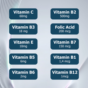 Tabletas Efervescentes Multivitamínicas Más Vendidas con Vitamina C que Ayudan a Apoyar la Salud Muscular y Ósea, Sabor Naranja Saludable - Product Image 2
