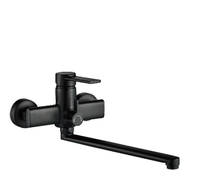 Robinet de douche mural à bec pivotant long, à commande tactile, avec cartouche céramique, en laiton, de haute qualité, moderne, pour salle de bain