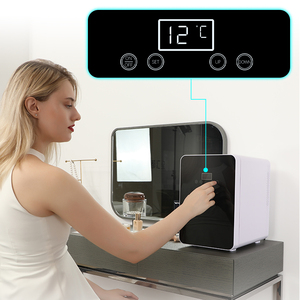 Refrigerador eléctrico portátil con pantalla LED de 10L, Mini <span class=keywords><strong>nevera</strong></span> con puerta de vidrio para cuidado de <span class=keywords><strong>la</strong></span> piel, maquillaje, cosmética - Product Image 3