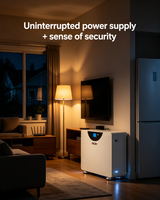 ENLZH 15kwh 300ah 51.2V Power Bank Baterai LFP4 dengan Inverter Kapasitas Tinggi untuk Penyimpanan Energi Rumah