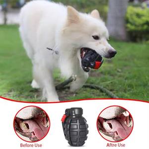 Doğal kauçuk köpek sallamak kafa oyuncak Hollow top köpek oyuncak köpekler için oyuncak Chew - Product Image 4
