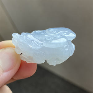 Натуральный бирманский ядеит, чистый белый, полнотелый и властный этнический кулон для мужчин и женщин, Подарочный 0006 - Product Image 5