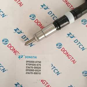 Injecteur Common Rail d'origine 095000-0750 9709500-075 23670-30020 095000-0529 23670-30010 - Product Image 4