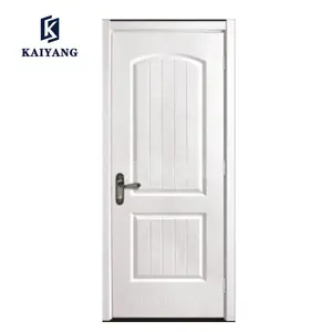 Canada interior hollow core door white prime texture or smooth hdf molded door 2 panel door