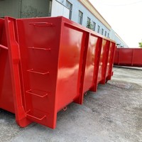 Conteneurs à benne basculante de 16 m³ pour la gestion des déchets, le recyclage et l'élimination des déchets