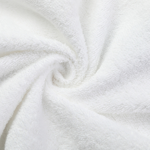 Monogramma vestaglie per neonati bianco <span class=keywords><strong>cotone</strong></span> spugna con tubazioni blu <span class=keywords><strong>accappatoio</strong></span> personalizzato con cappuccio di lusso - Product Image 3