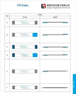 Cable de cabeza plana para impresora inteligente, cabezal de impresión de impresora Uv I3200 Eps3200, 14p, 40cm