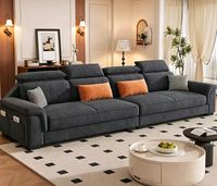 Canapé en tissu chenille, canapé moderne et simple pour la maison, ensemble de canapés aspect cuir pour les salons grands et petits
