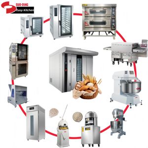 Peralatan Roti Komersial Lengkap Set Lini Produksi Roti Peralatan Roti untuk Hotel Restoran Mesin Pembuat Roti - Product Image 1