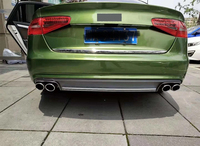 Diffuseur arrière de pièces de voiture de Style normal avec tuyau d'échappement pour Audi A4 S4 B8 B8.5 pièces de pare-chocs arrière 2008-2015 S4 Version sans ligne