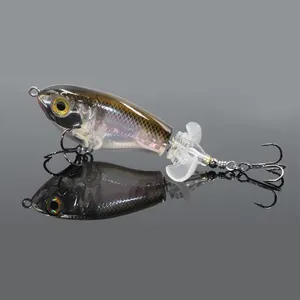 YX Fishing Lure Set Rotating Tail Hard Top Water Fishing Artificial Bait Whopper Plopper