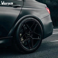 Jantes forgées Viorock personnalisées multi-rayons, noir brillant, 18, 19, 20, 21, 22 pouces, 5*112, 5*120, compatibles avec BMW, Audi, Porsche 911, Ferrari