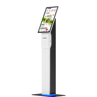Nuevo quiosco de pago de autoservicio con monitor de pantalla táctil de pie lanzado utilizado para restaurante