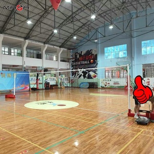 Sistema di Rete 3-in-1 Regolabile per <span class=keywords><strong>Pallavolo</strong></span>/Badminton/Airball - Acciaio Resistente, Base Mobile e <span class=keywords><strong>Attrezzatura</strong></span> di Alta Qualità - Product Image 2