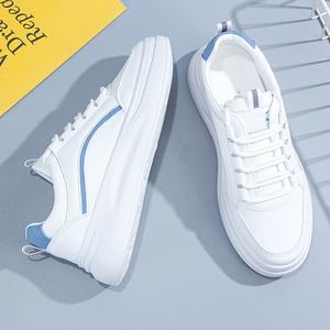 Zapatillas Deportivas Blancas con Plataforma para Mujer, Estilo Harajuku, Transpirables, de PU, con Cordones, Casuales - Product Image 5