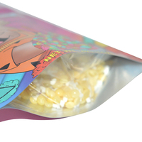 Sac d'emballage en plastique mylar bonbon 0.125oz 3.5g, sac debout anti-odeur avec impression UV, pochette résistante aux enfants, offre spéciale