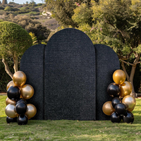 Panneau de séparation latérale en polyester solide doré métallisé, 1,5 m (65x150 cm), pour décoration de photomaton de mariage