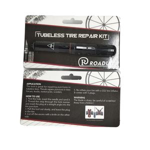 Kit de réparation de <span class=keywords><strong>crevaison</strong></span> de <span class=keywords><strong>pneu</strong></span> <span class=keywords><strong>Tubeless</strong></span> de vélo pour vélo Portable Urgent Cycling Flat - Product Image 6