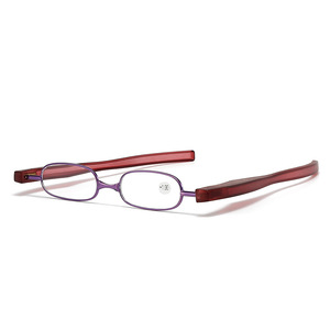Wholesale ultra Portable Mini Slim Folding <strong>Glasses</strong> 360 <strong>Degree</strong> Rotating <strong>Reading</strong> <strong>Glasses</strong> for Men and Women - Product Image 4