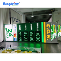 Panneau de Pylône Lumineux en Acrylique Led Direction Enseigne de Pylône Extérieur Led Imperméable Signalisation de Pylône Publicitaire