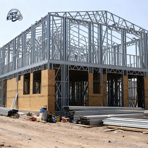 Villa préfabriquée en acier léger avec une belle apparence, incluant l'eau et l'électricité, à prix abordable - Product Image 5