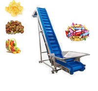 Convoyeur pour pommes de terre en PVC modulaire à latte en forme de L type z incliné pour escalade Convoyeur à bande pour escalier ascenseur avec trémie pour remplisseur de copeaux