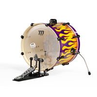 PD Professional Acoustic Drum Kit Set Hot-Selling Complete Accessory Package for Beginners Including Free Cymbals for Musicians