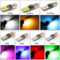 T10 led lampe auto w5w CANBUS 4014 24smd 6000K feux de dégagement de voiture blancs lampes de lecture lampes de plaque d'immatriculation lampes de porte