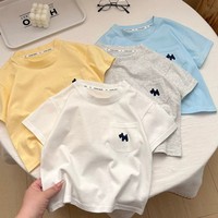 Vêtements d'été pour enfants, garçons et filles, design tendance, séchage rapide, respirant, de haute qualité, confortables, fabriqués en coton au Guangdong