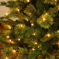 Hochwertiger LED-beleuchteter Künstlicher Zedern-Weihnachtsbaum, Dicht Beschneit, aus Acryl für Innendekoration, Party & Bürodekoration
