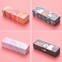 Nougat personnalisé flocon de neige gâteau Biscuit cuisson alimentaire boîte de papier de Noël Cookie bonbons emballage alimentaire boîte de papier pour pâtisseries biscuits