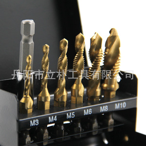 High Speed Steel <b>Tap</b> Set 6 Piece M3 <b>M4</b> M5 M6 M8 M10 Right Hand Cutting Tapping Tool Kit - Product Image 3