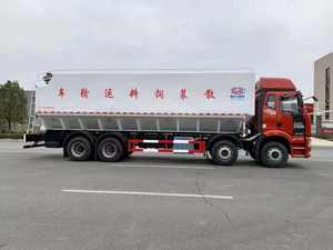 Camion FAW 8*4 per Trasporto Mangimi con Capacità del Serbatoio di 22 Metri Cubi e 3 Magazzini per Consegna di Mangimi per Animali e <span class=keywords><strong>Pellet</strong></span> di Legno - Product Image 5