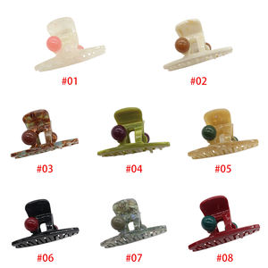 डिजाइन रेट्रो ज्यामितीय पार बालों के पंजे फैशनेबल मीठे बाड बालों के पंजे बालों को रोजाना बहुमुखी फैशन शार्क क्लिप - Product Image 5