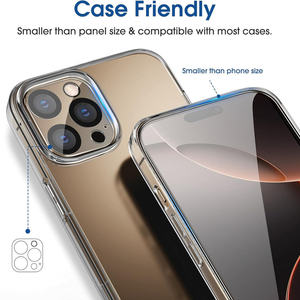 ฟิล์มกันรอยหน้าจออะลูมิเนียมคุณภาพสูงสำหรับ iPhone 18 Pro Max 17 Pro Max ป้องกันเลนส์กล้อง ป้องกันฟองอากาศ ใช้งานร่วมกับเคสได้ กระจกนิรภัย - Product Image 5