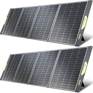 Panel Solar Portátil Alecter de 800W, Plegable, Impermeable IP65, Negro, >23% de Eficiencia, Silicio Monocristalino, Certificado TUV - Product Image 1