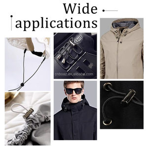 Tùy Chỉnh Khắc Biểu Tượng Kích Thước Dây Kéo Dây Khóa End Kẽm Hợp Kim Chuyển Đổi Phần Cứng Dây Kéo Dây Đàn Hồi May Mặc Kim Loại Dây Stopper - Product Image 6