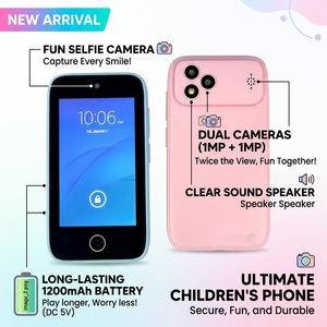 Téléphone pour enfants S18 avec carte SIM, mini téléphone 4G pour enfants, appareil <span class=keywords><strong>photo</strong></span> numérique, appareil d'appel vocal, <span class=keywords><strong>Tel</strong></span>éfono Para Niños Con Tarjeta SIM - Product Image 2
