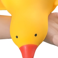 Jouet à presser en forme de canard jaune, jouet sensoriel en TPR souple pour soulager le stress, jouet sensoriel pour enfants et adultes
