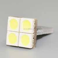 Accessoires pour véhicules : Ampoule LED 4LED T10 5050 SMD W5W pour éclairage latéral de voiture, feu arrière, feu de stationnement, éclairage intérieur (réaménagement/mise à niveau)