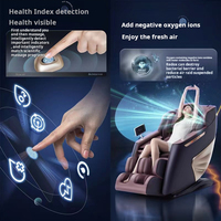 C132 High-End AI Smart Heat Sofá Silla Cuerpo completo Robot eléctrico Mano Cuidado DE LA SALUD Masaje Portátil y plegable