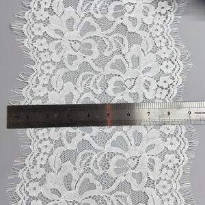 Erkoumi impreziosito <span class=keywords><strong>pizzo</strong></span> in maglia larga in Nylon Spandex tessuto a maglia ciglia tessuto <span class=keywords><strong>pizzo</strong></span> <span class=keywords><strong>francese</strong></span> tessuto <span class=keywords><strong>per</strong></span> tenda - Product Image 2