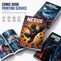 Service d'impression de bandes dessinées de haute qualité certifié FSC, impression offset couleur professionnelle, fabrication de mangas