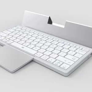 2023新的趋势多媒体风格和库存产品铝键盘无线平板键盘触摸板