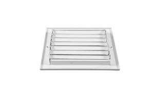 4cb 10*10 inch 4 cách thép cố định cong lưỡi cung cấp không khí khuyếch tán với van điều tiết Vent ống che lưới tản nhiệt đăng ký luồng không khí cao - Product Image 6