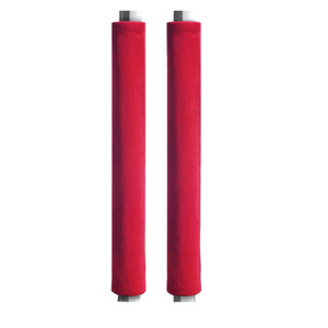 Housses de protection pour poignées de four, en flanelle, antidérapantes, gris, noir, rouge, blanc, jaune, rouge vin, pour utilisation au four - Product Image 5