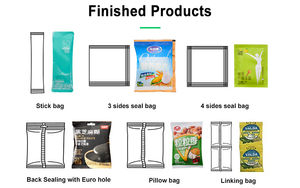 바닐라 소금 설탕 콩 커피 참깨 쌀 향 주머니 가방 곡물 밀봉 전자 저울 측면 네 시리얼 백 포장 기계 - Product Image 2