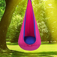 Siège suspendu pour enfants, hamac suspendu avec coussin gonflable pour l'intérieur et l'extérieur