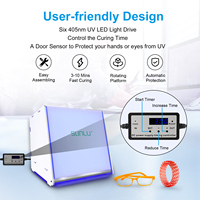 Boîte à lumière UV en résine pour imprimante 3D LCD SLA DLP, modèle 405nm, boîte UV
