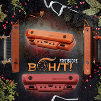 DOUBLE X0 Pickup Gitar Akustik Plastik Warna Kustom dengan Preamp di Lubang Suara, Kontrol Volume dan Nada untuk Instrumen Senar